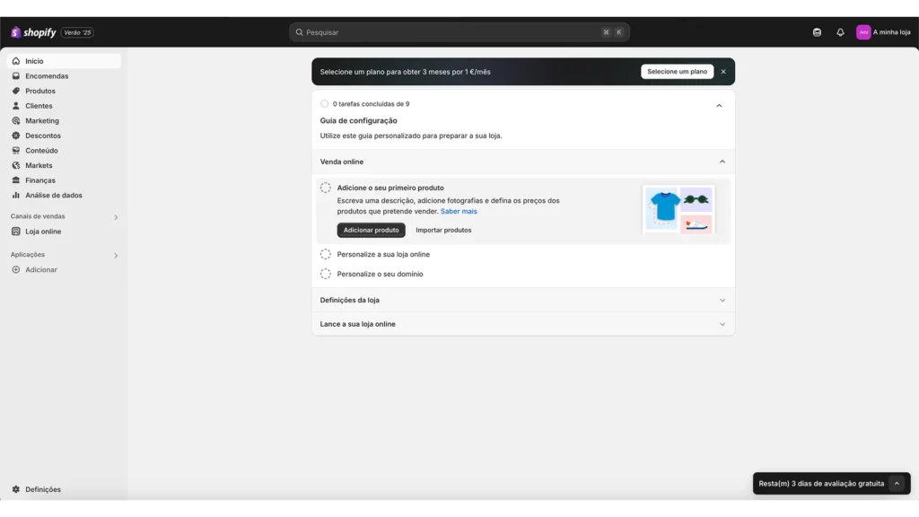 Shopify Dashboard